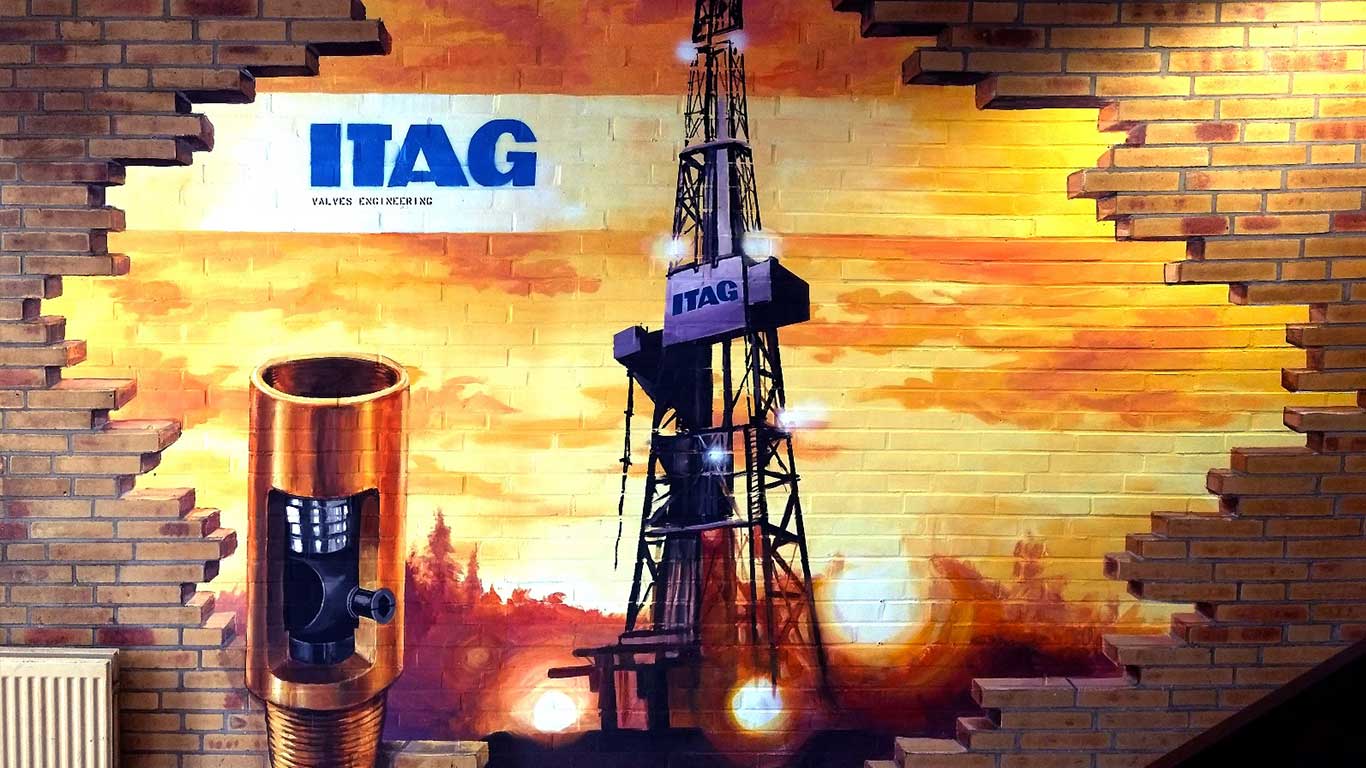 Graffiti für Firma ITAG 