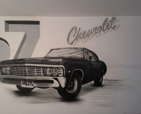 Chevrolet Garagenwand