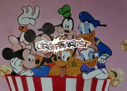 Disney Figuren im Popcorn